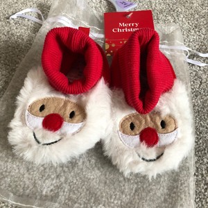 baby christmas slippers