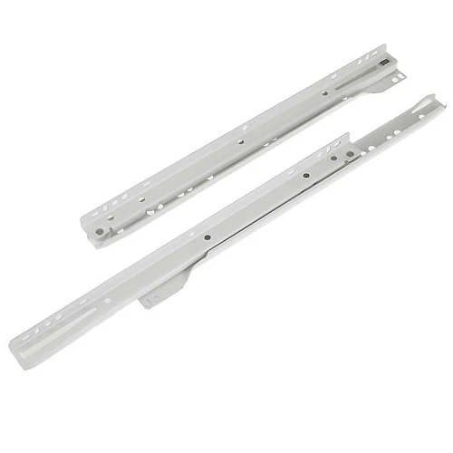 Bottom Fix Drawer Slides Replacement Runner Roller Kitchen Bedroom Glide Metal - Image 3 of 4