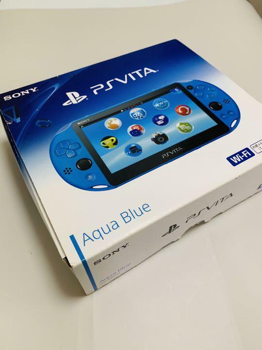 SONY - しゅPlayStationVITA  PCH-2000 ZA23 Sony PS Vita PCH-2000 ZA23 Aqua Blue Wi-Fi Model Console