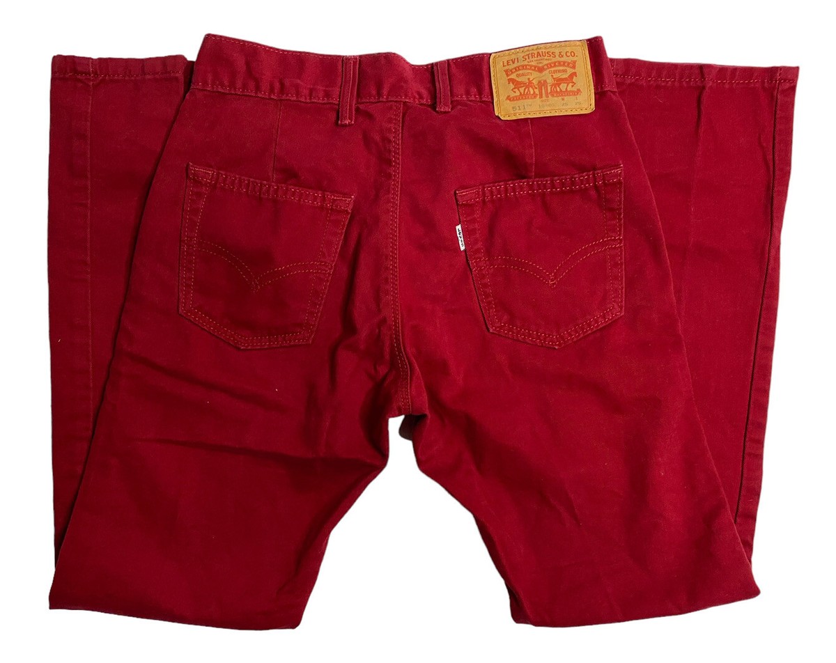 Levi Strauss 511 Slim Fit Jeans Mens Size 10 REG 25 x 25 Low Levi Strauss 511 Slim Fit Jeans Mens Size 10 REG 25 x 25 Low