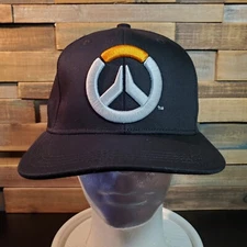 Overwatch Hat Mens Black Snapback Cap Blizzard Jinx Video Gamer Shooter 2016
