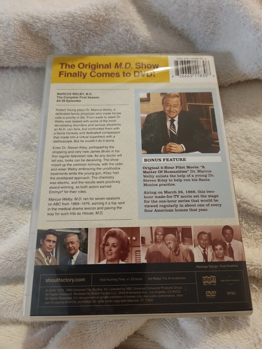 Marcus Welby MD DVD Complete Season One Robert Young James