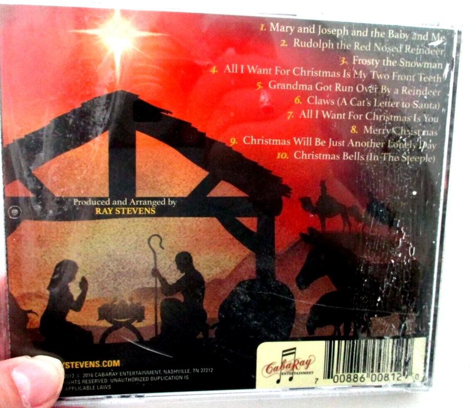 RAY STEVENS vintage Christmas CD Mary And Joseph And The Baby And Me VERY RARE! Foto 2 de 3