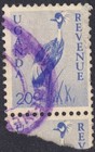 Uganda 20c Crowned Crane Revenue Stamp