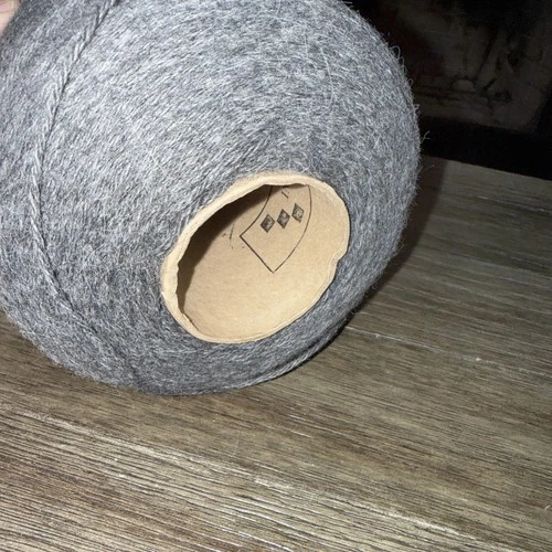 Inca Tops Muhu 4/8 SFN43 Baby Alpaca Yarn Gray image 2
