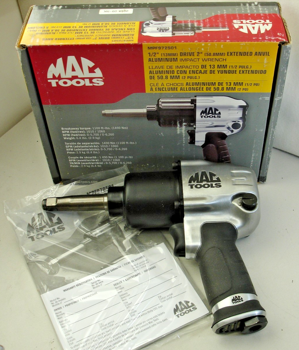 MAC Air Impact Wrench New MPF972501 HD 1/2