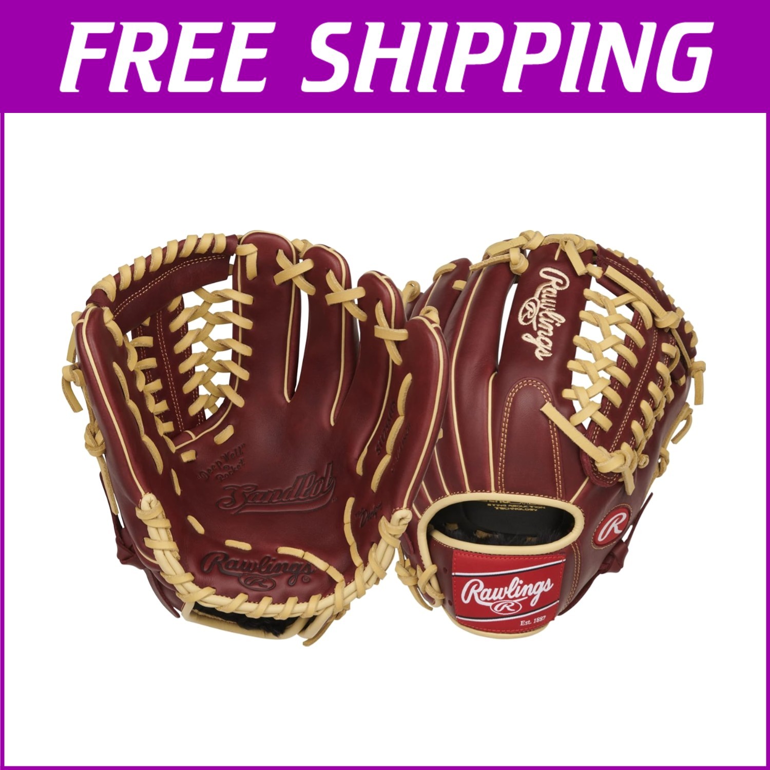 Rawlings Sandlot Leather Baseball Glove - 11.75