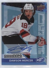 2021-22 Upper Deck Ice Sub Zero Rookie Blue Auto Dawson Mercer #SZ-55 Auto 11jd