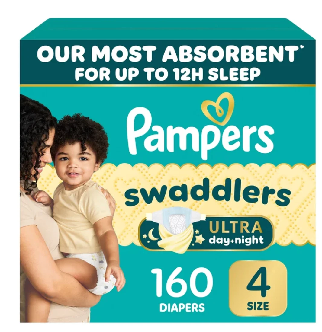 Pampers Swaddlers Ultra Diapers Size 4 (15-34 lb) - 160 Count - Free Shipping!
Opens in a new window