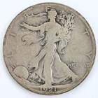 1921-S Walking Liberty Half Dollar AG Silver WLH Fifty Cent Piece 50c