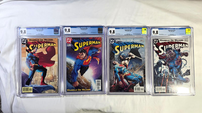 Superman 204 205 210 214 All First Prints  and CGC 9.8 Lee