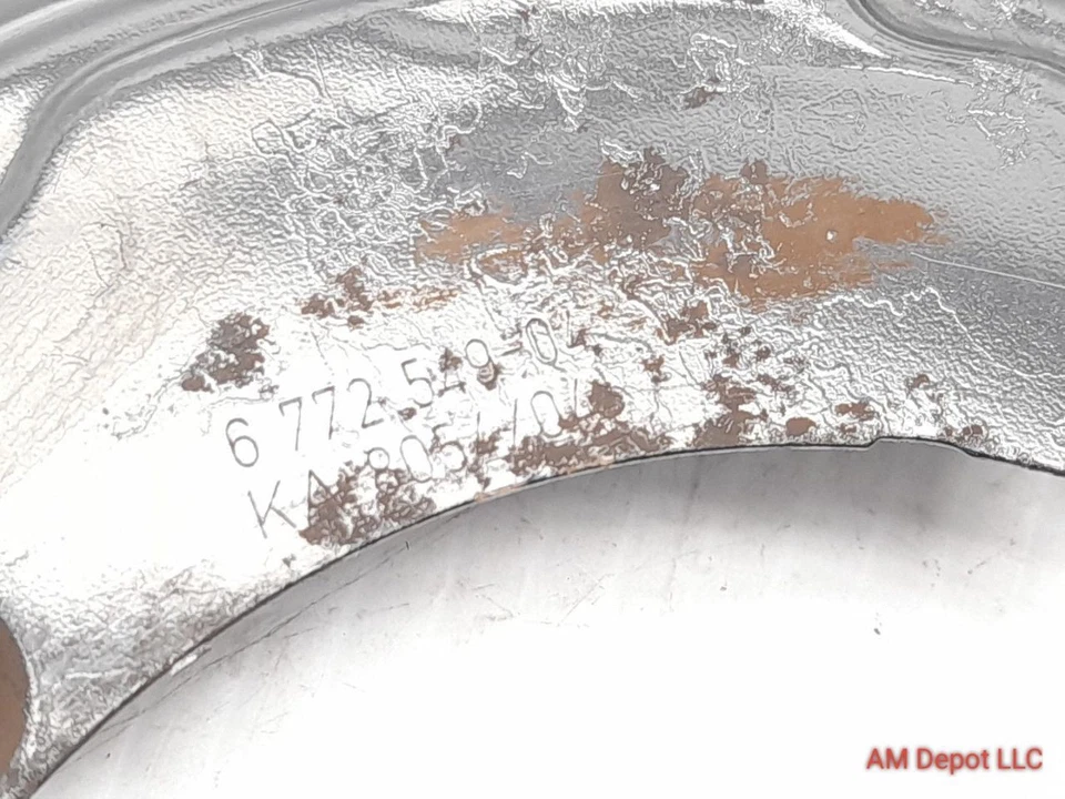 2012 Mini Cooper S R55 R56 R57 R58 R59 rotor de freio dianteiro esquerdo protetor contra respingos - Imagem 3 de 3