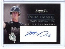 Matt Dominguez Farm Hands Autographs 2007 TriStar Prospects Plus #FH-MD
