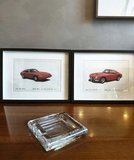 2 Frari Auto 365 Daytona Gtb4 And 250 Gt Car Old Lithograph Frame Frames