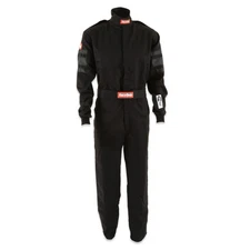 RaceQuip® 110006RQP 110 Series 1-Pc Driving Suit - SFI 3.2A/1 - Black - XL