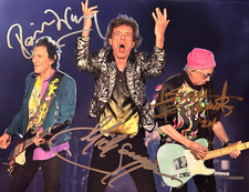 ROLLING STONES: Signed 8x10 (Jagger, Richards...