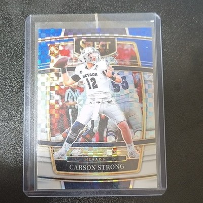 Panini 2022 Select Draft Picks Carson Strong Concourse Blue Prizm RC #11 /100
