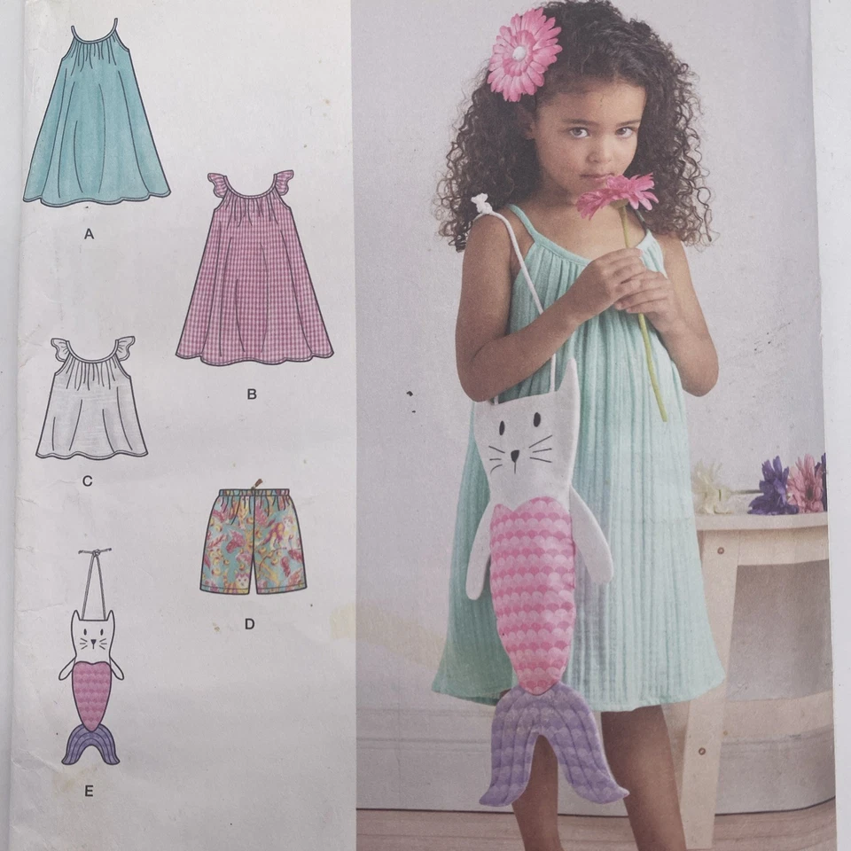 Simplicity Sewing Pattern 8564 Girls Dress Size 3 4 5 6 7 8 Uncut - Image 3 of 4