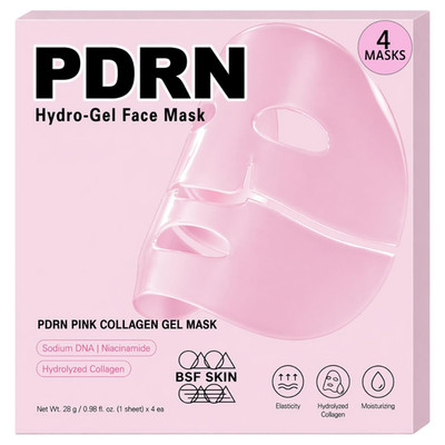 Salmon DNA PDRN Pink Collagen Jelly Hydrogel Face Mask | 11 Peptide Complex |