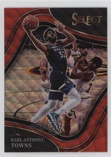 2021-22 Panini Select Courtside Red Wave Prizm Karl-Anthony Towns #207 1cx3