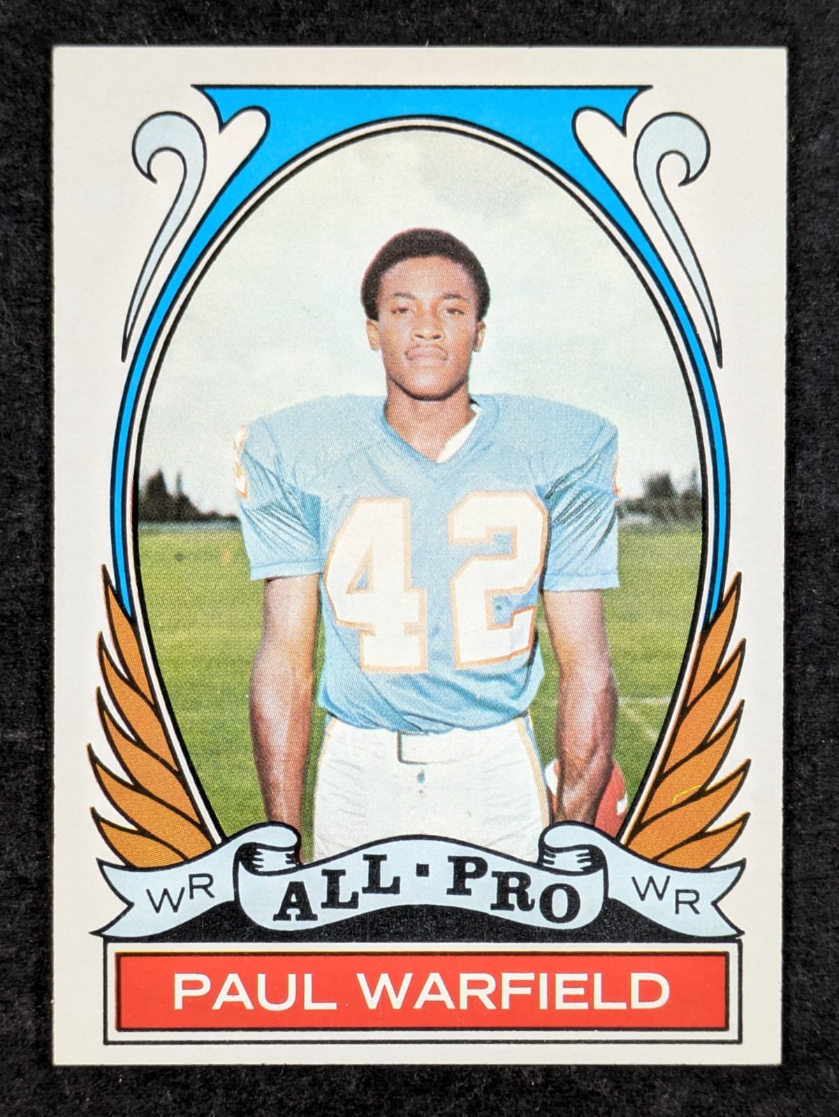 1972 Topps Football #271 Paul Warfield Miami Dolphins