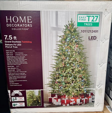 Home Decorators 7.5 ft. Pre-Lit Grand Duchess Twinkling Balsam Fir LED Tree T27