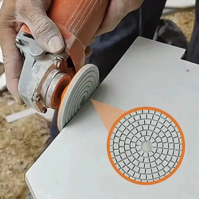 1Pcs 80Mm Ceramic Tile Trimming Polishing Disc Angle Grinder Dry Polishing Marbl