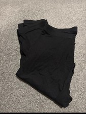 ASOS Design Two Pack Maternity Black Full Length Leggings Size 10