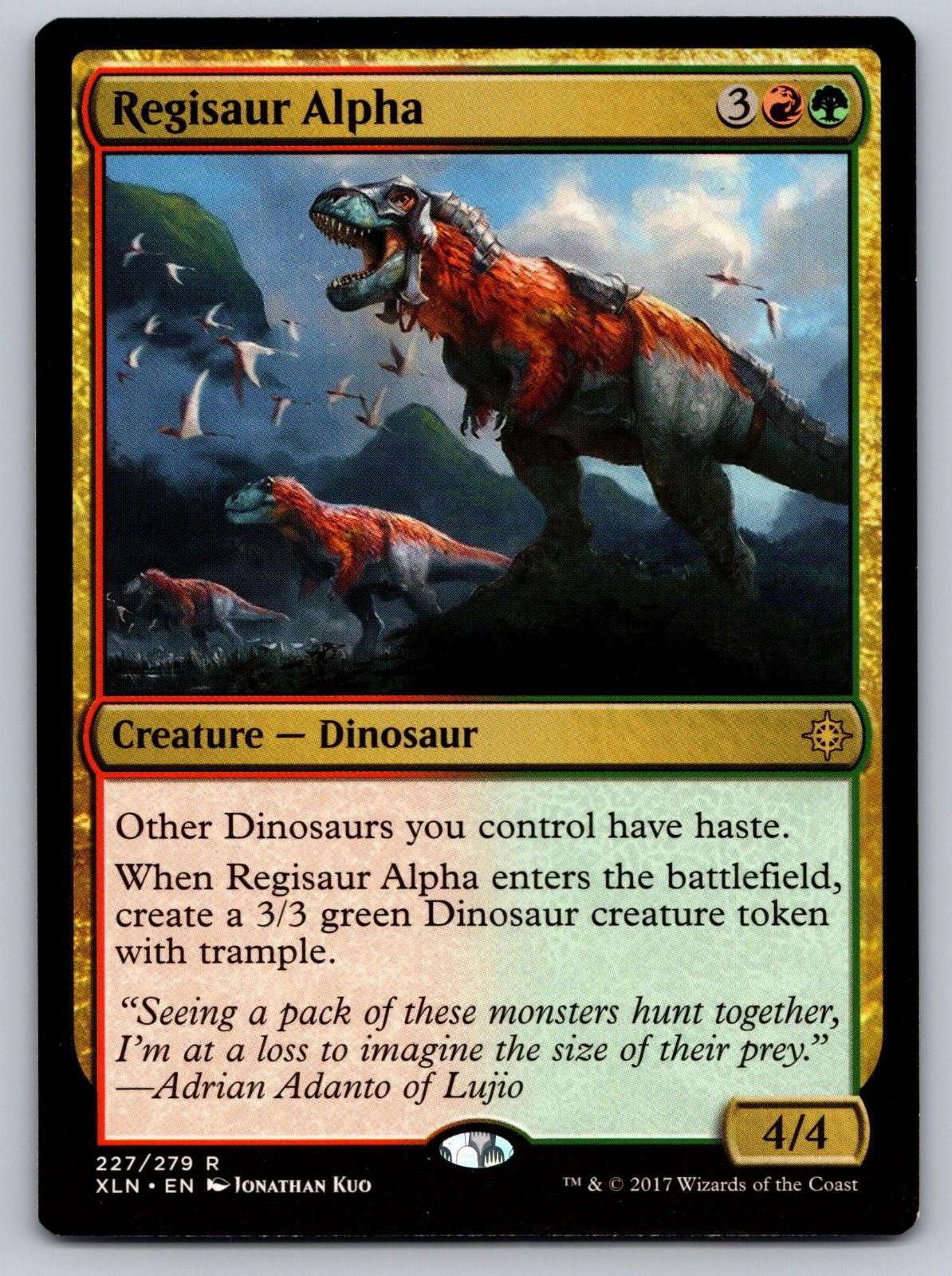 Regisaur Alpha 227 Rare Ixalan Magic: The Gathering Near Mint