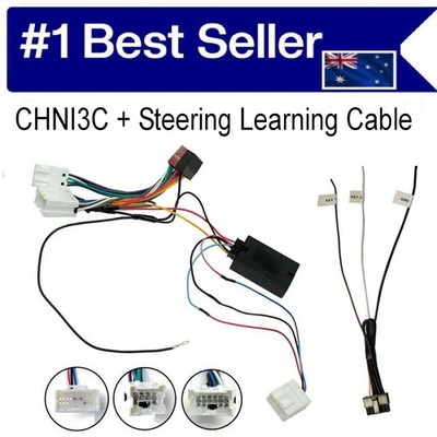 for NISSAN 350Z 2003-2008  STEERING WHEEL INTERFACE + LEARNING CABLE CHNI3C