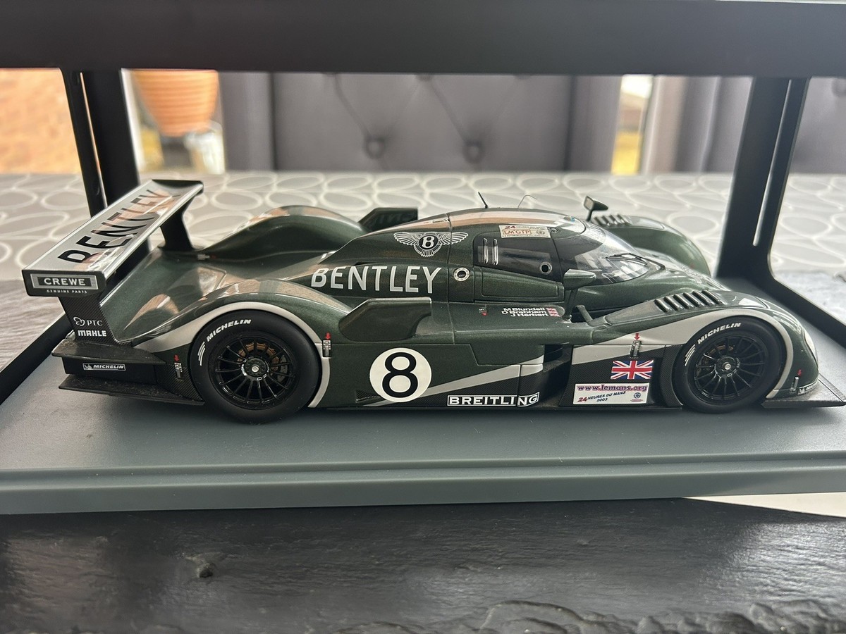 MINIATURE BENTLEY SPEED 8 Le Mans 2003 #7 AutoArt 1/18 EUR 50,00