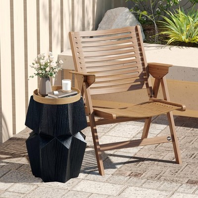 Keter Pacific Cool Bar   Outdoor Side Table w 7.5 Gal Beer & Wine Cooler,Brown