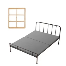 VEVOR Full Size Bunkie Board 1.5 in Bed Board Slats with 200D Oxford Cloth 2 Pcs