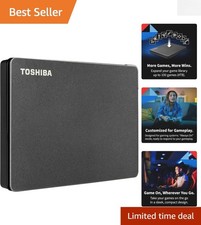 1TB Canvio Gaming External Hard Drive - Fast USB 3.0 for Multiplatform Use