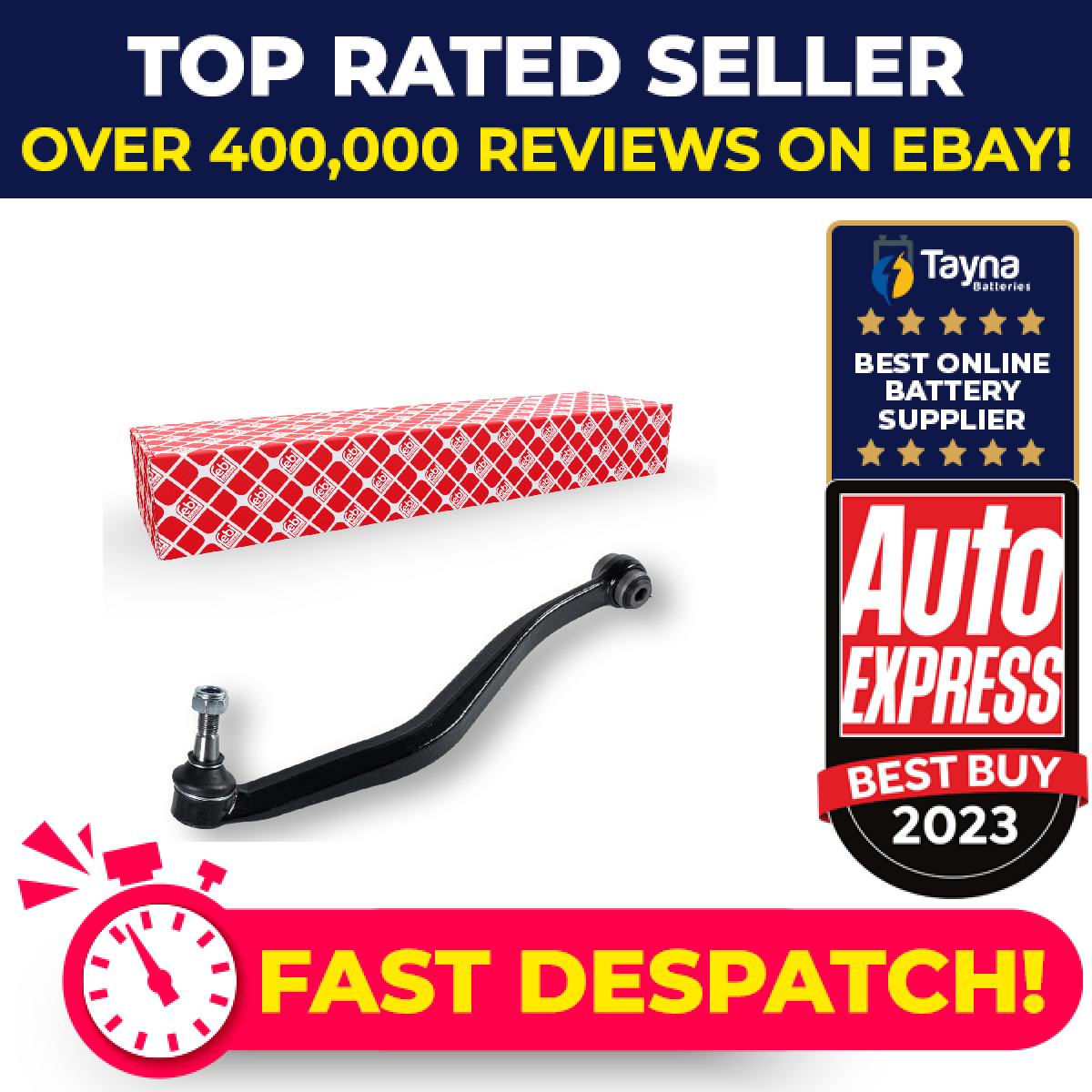 Wishbone / Suspension Arm Rear Left 46259 Febi Track Control A1633500053 Quality