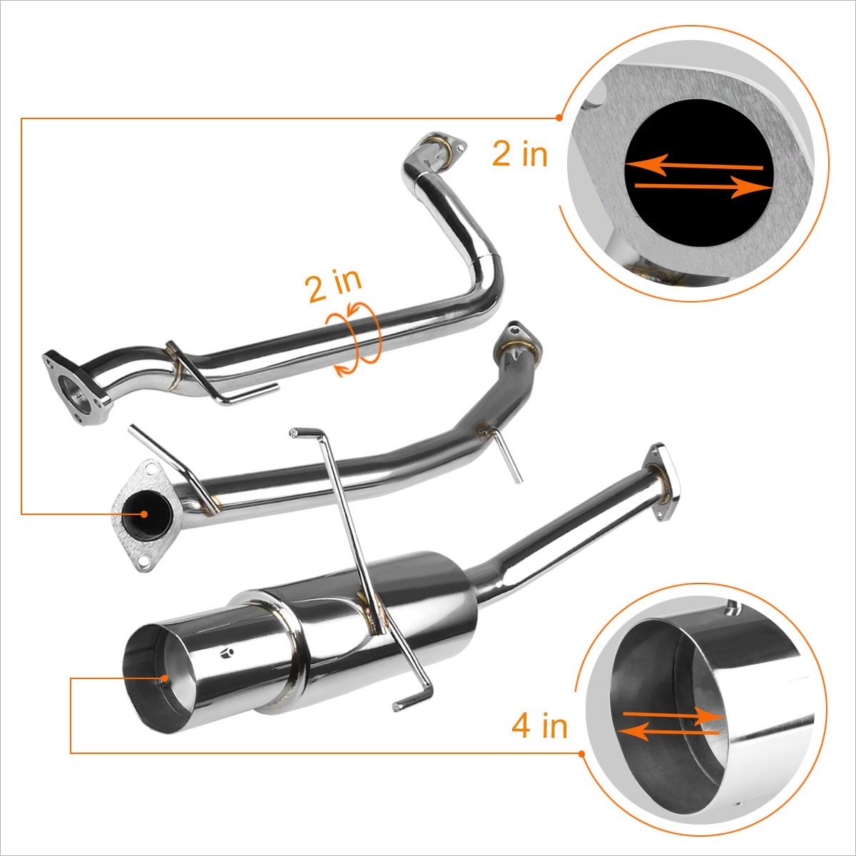 For 11-15 Honda CRZ CR-Z ZF1 4