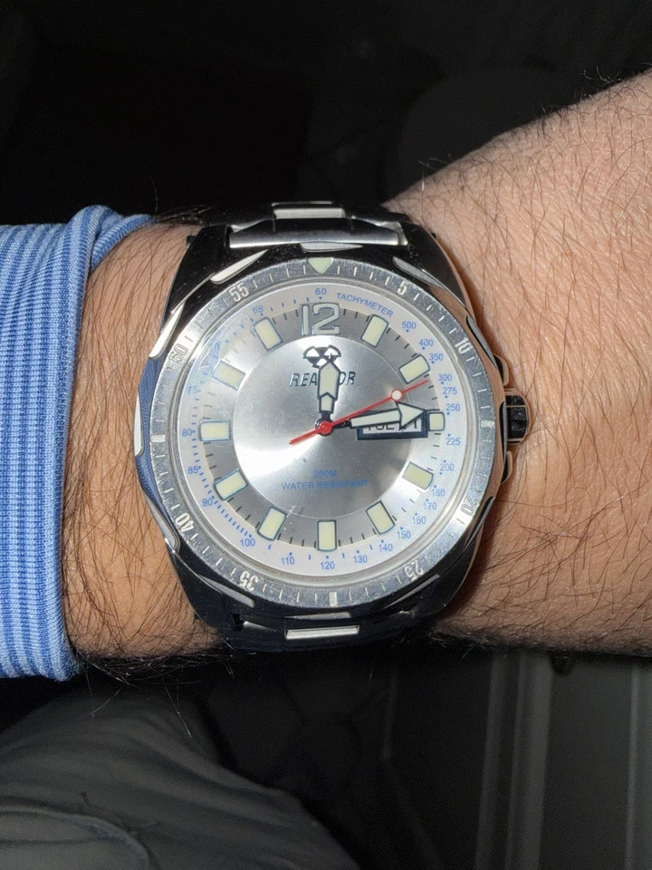 Reactor Fission 49002A Stainless Steel Mens Watch Japanese Quarts - Image 3 of 4