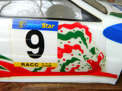 Vintage Tamiya 1:10 Toyota Corolla WRC Rally Car Body #50791