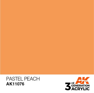 AK INTERACTIVE 11076 3GA PASTEL PEACH (PASTEL) 17ml
