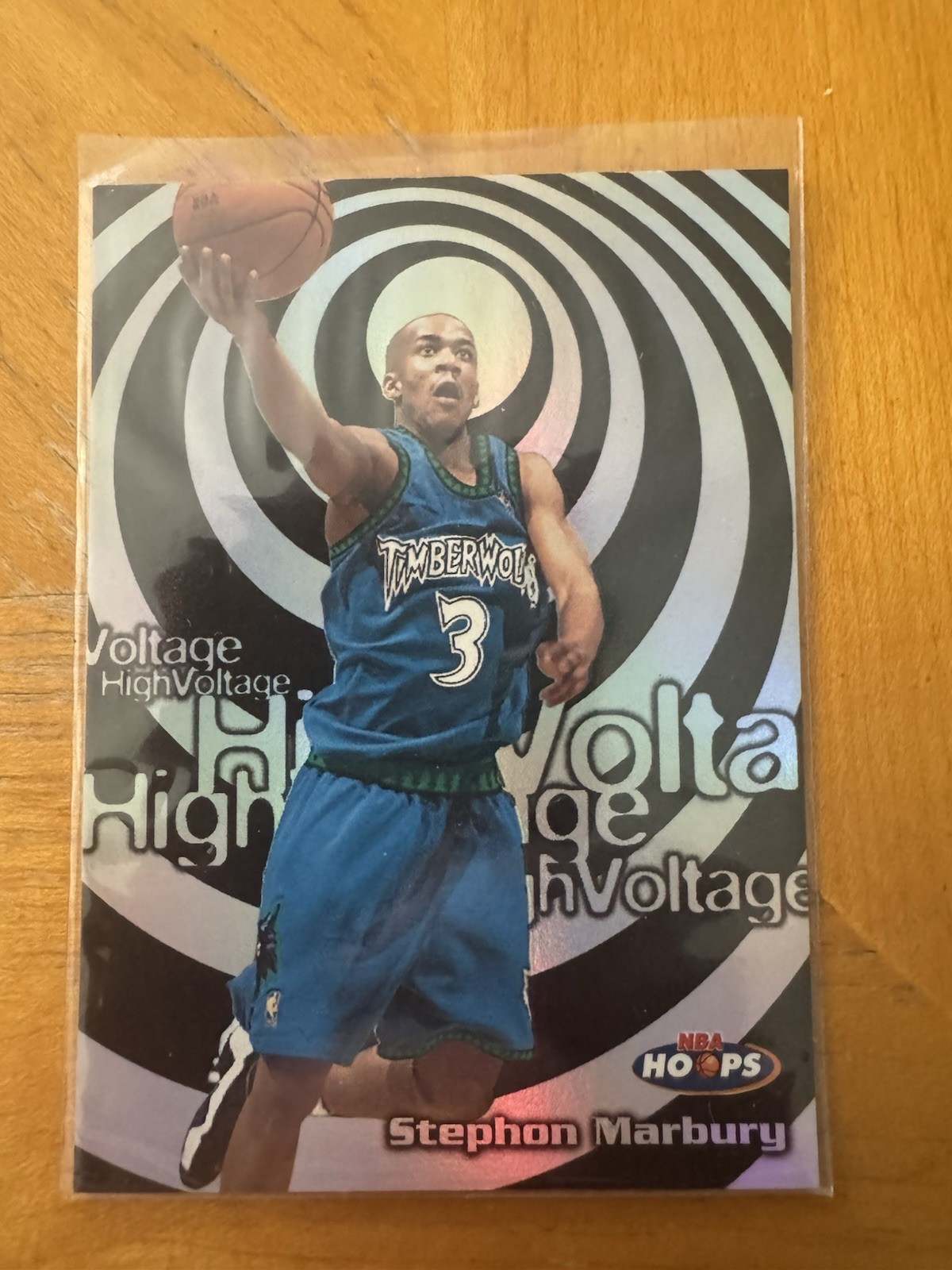 1997-98 NBA Hoops Stephon Marbury High Voltage #11 HV Minnesota Timberwolves