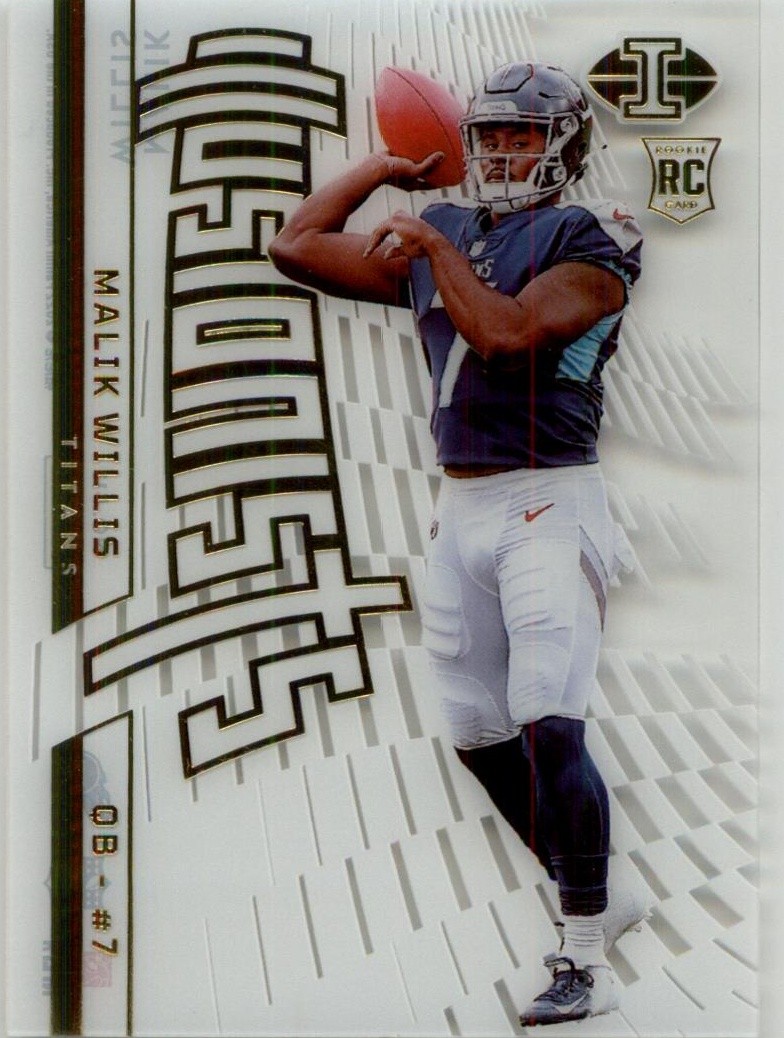 2022 Panini Illusions Malik Willis Illusionists #I-13 Tennessee Titans