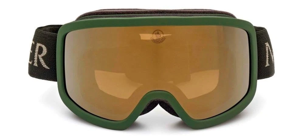 Moncler — Moncler ML0215 Terrabeam 97G Green Ski/Snowboard Goggles Wrap Sport Frame 138
