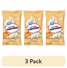 3 Pack Great Value White Cheddar Fully Loaded Popcorn, 6.75 Oz