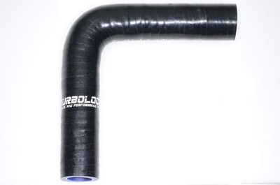 Silikonschlauch Ø 16mm 90°silicone hose black - 3-lagig