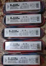 Lot of 5 Keystone KTEB-220-1-TP-EMI /C - T12 Ballast, new in wrapper!