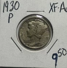 1930 P Mercury Silver Dime  XF Lightly Toned