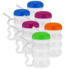 Arrow Home Products Sip-A-Mug, 14oz, 6pk - Easy to Grip Plastic Kid's Cup Whe...