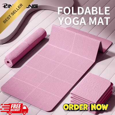 Tikaton TPE Yoga Mat Non Slip Lasting Rebound Mat Bothside Exercise Workout Mat