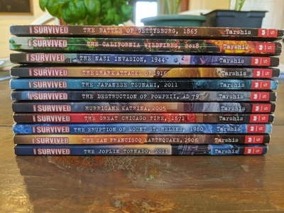 I SURVIVED Books Series LOT OF 11 Early Chapter Ages 7-10 - Lauren Tarshis - Image 1 of 4