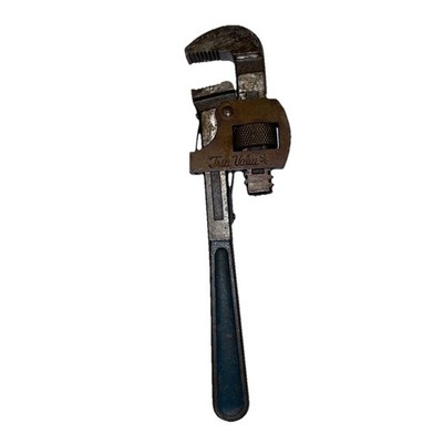 TRUE VALUE  10'' Monkey / Pipe Wrench Vintage Adjustment Wheel #10